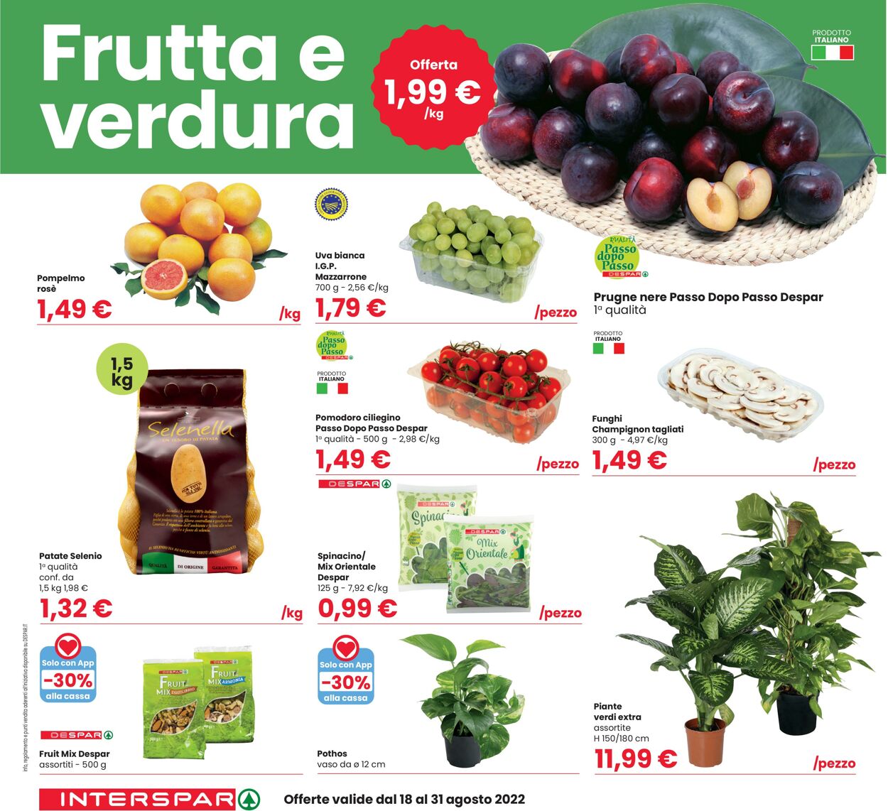 Volantino Interspar 18.08.2022 - 31.08.2022