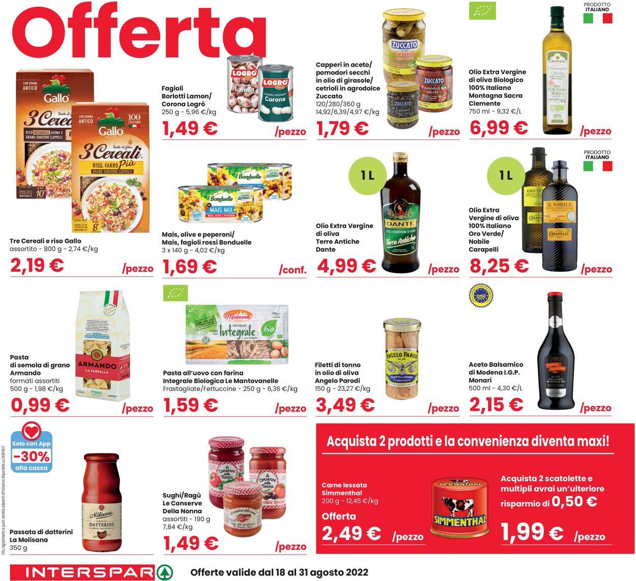 Volantino Interspar 18.08.2022 - 31.08.2022