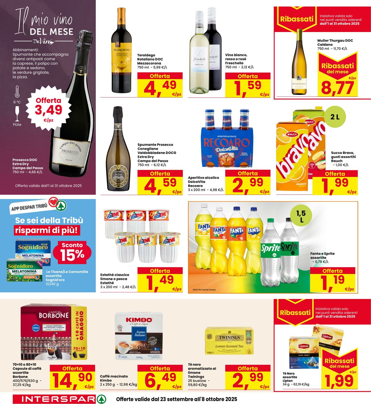 Volantino Interspar 23.09.2025 - 08.10.2025