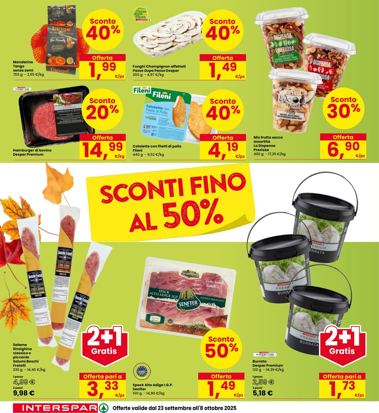 Volantino Interspar 23.09.2025 - 08.10.2025