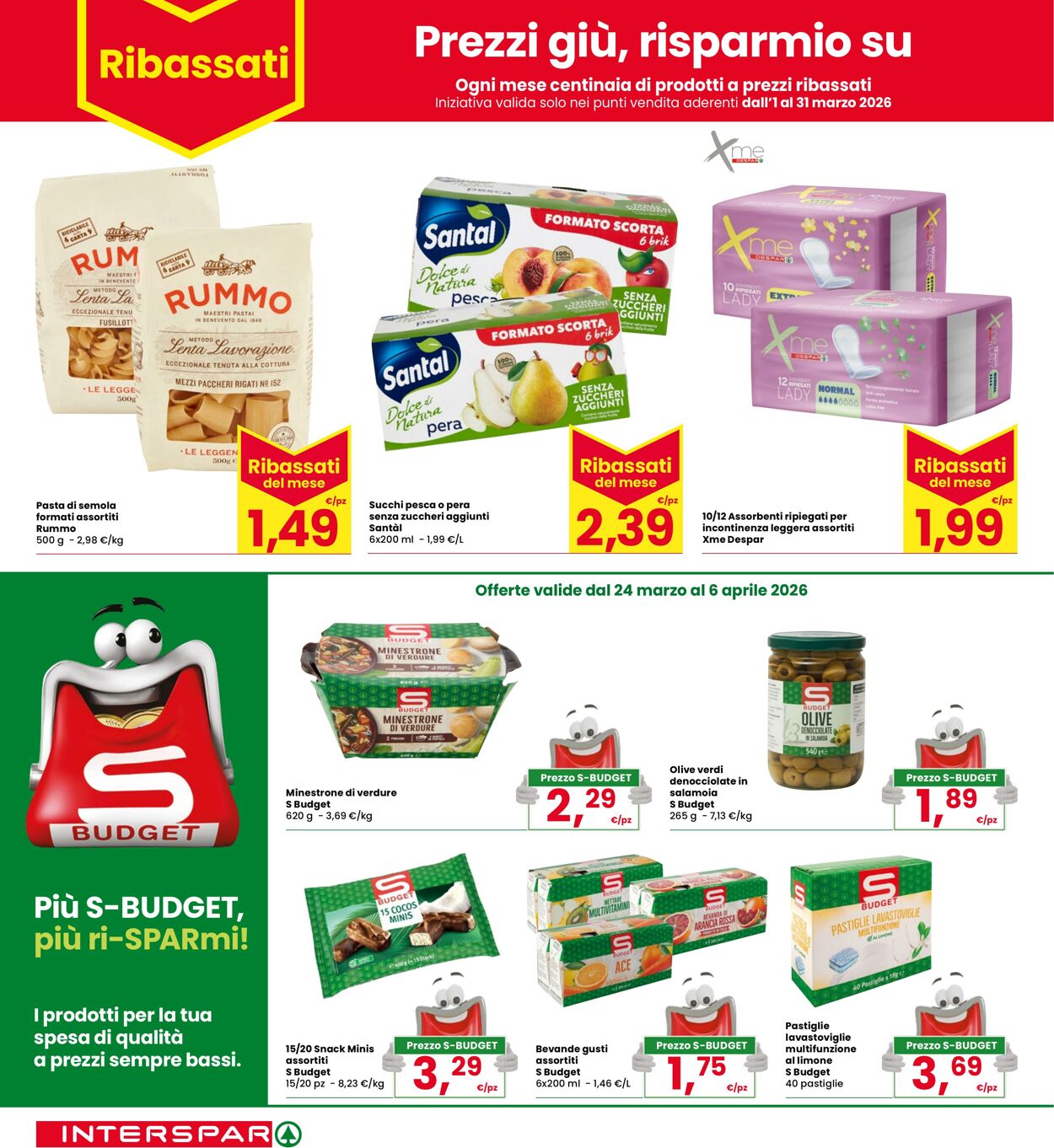 Volantino Interspar 24.03.2026 - 06.04.2026
