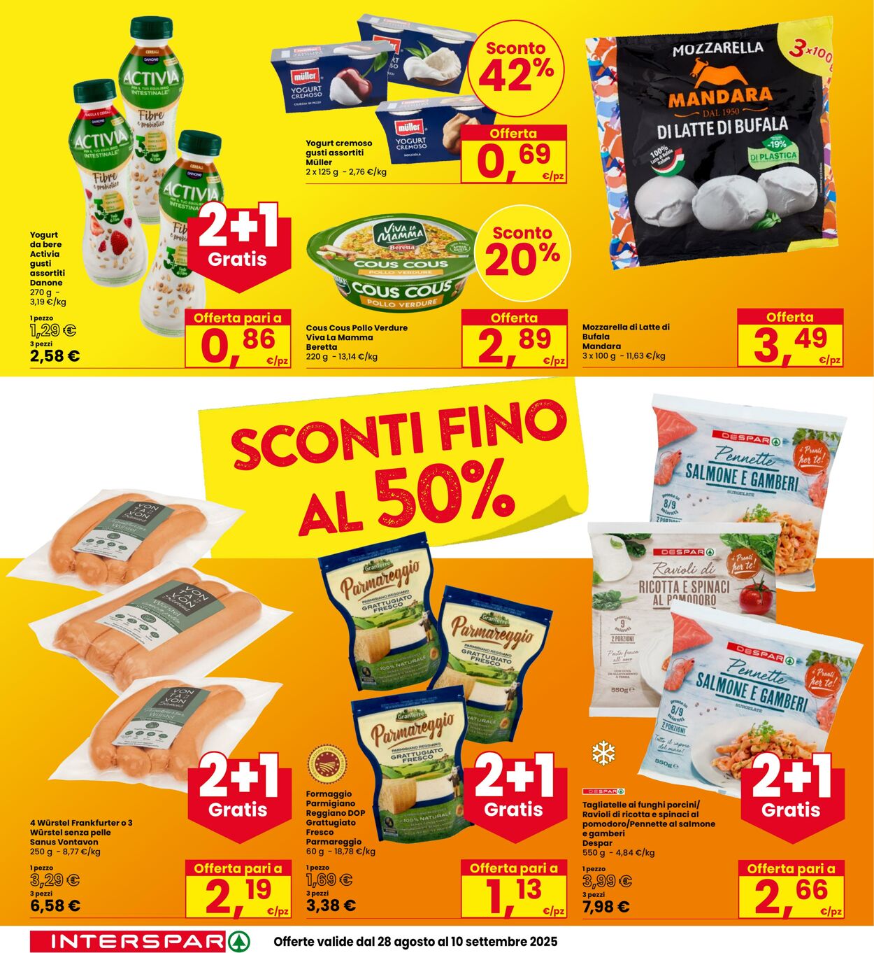 Volantino Interspar 28.08.2025 - 10.09.2025