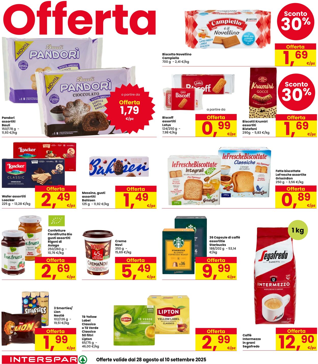 Volantino Interspar 28.08.2025 - 10.09.2025
