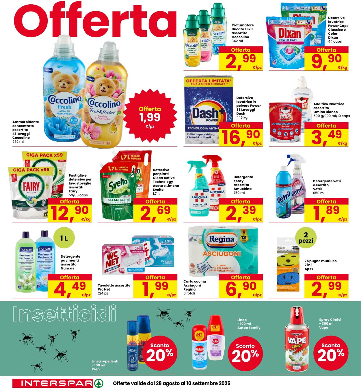 Volantino Interspar 28.08.2025 - 10.09.2025