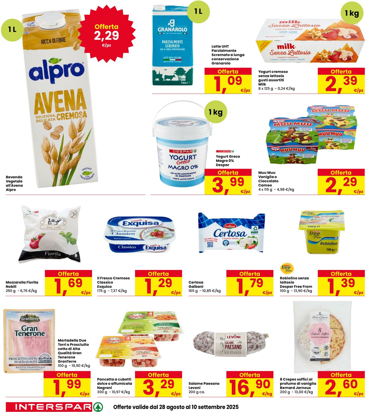 Volantino Interspar 28.08.2025 - 10.09.2025