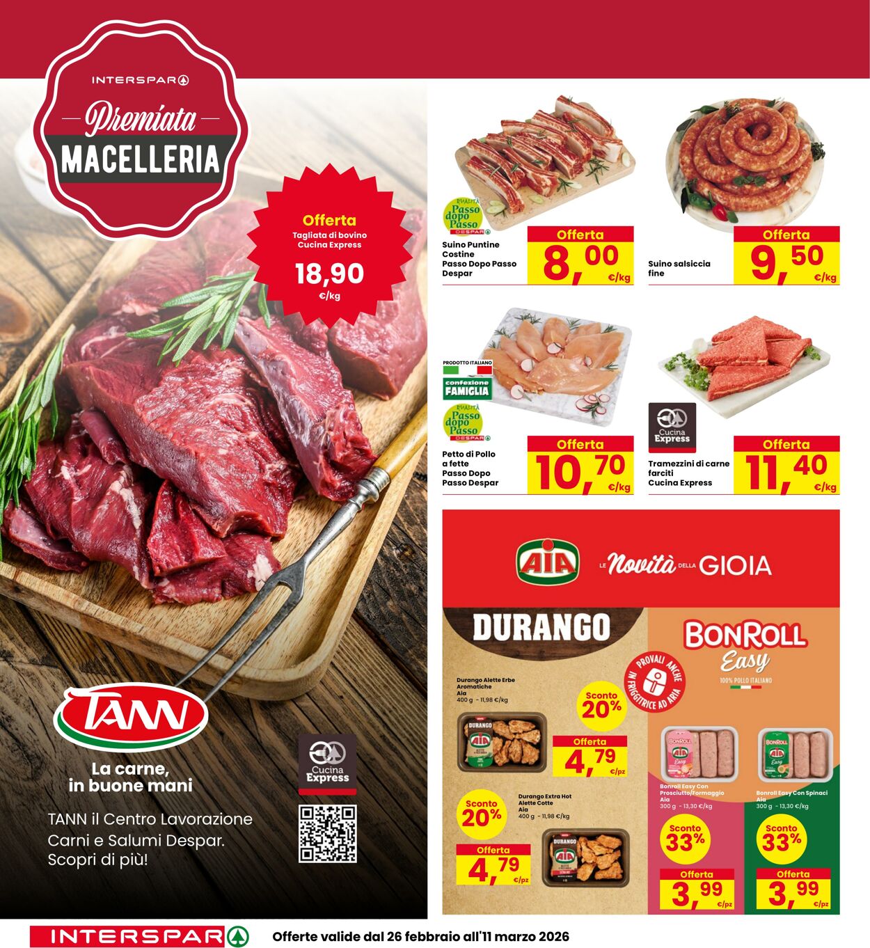 Volantino Interspar 26.02.2026 - 11.03.2026