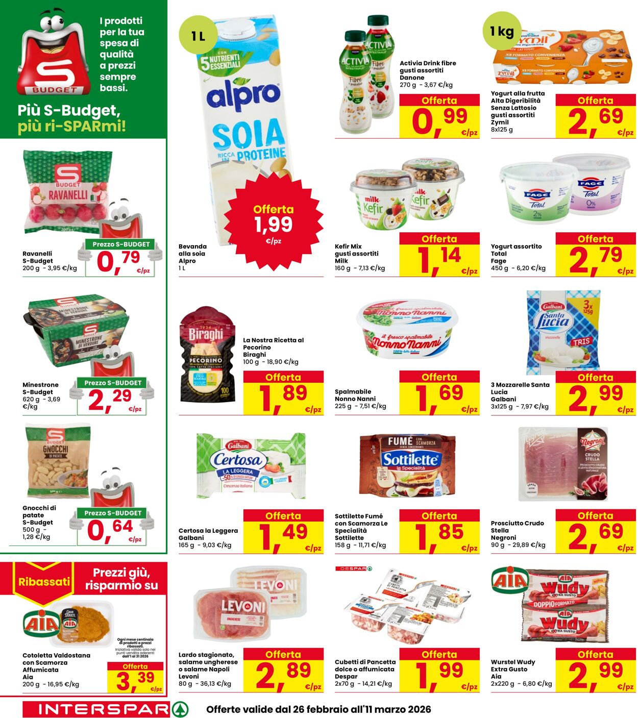 Volantino Interspar 26.02.2026 - 11.03.2026