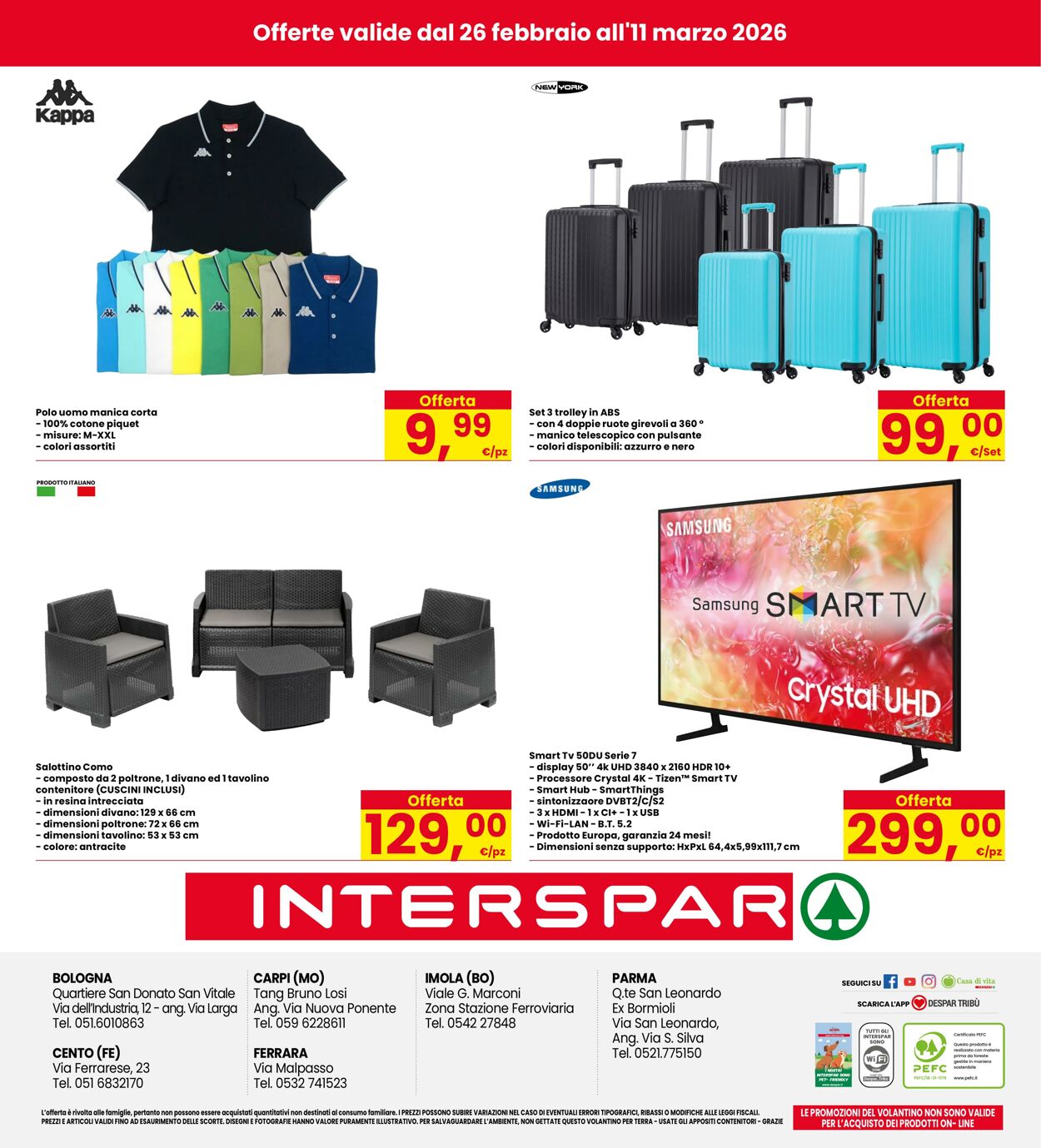 Volantino Interspar 26.02.2026 - 11.03.2026