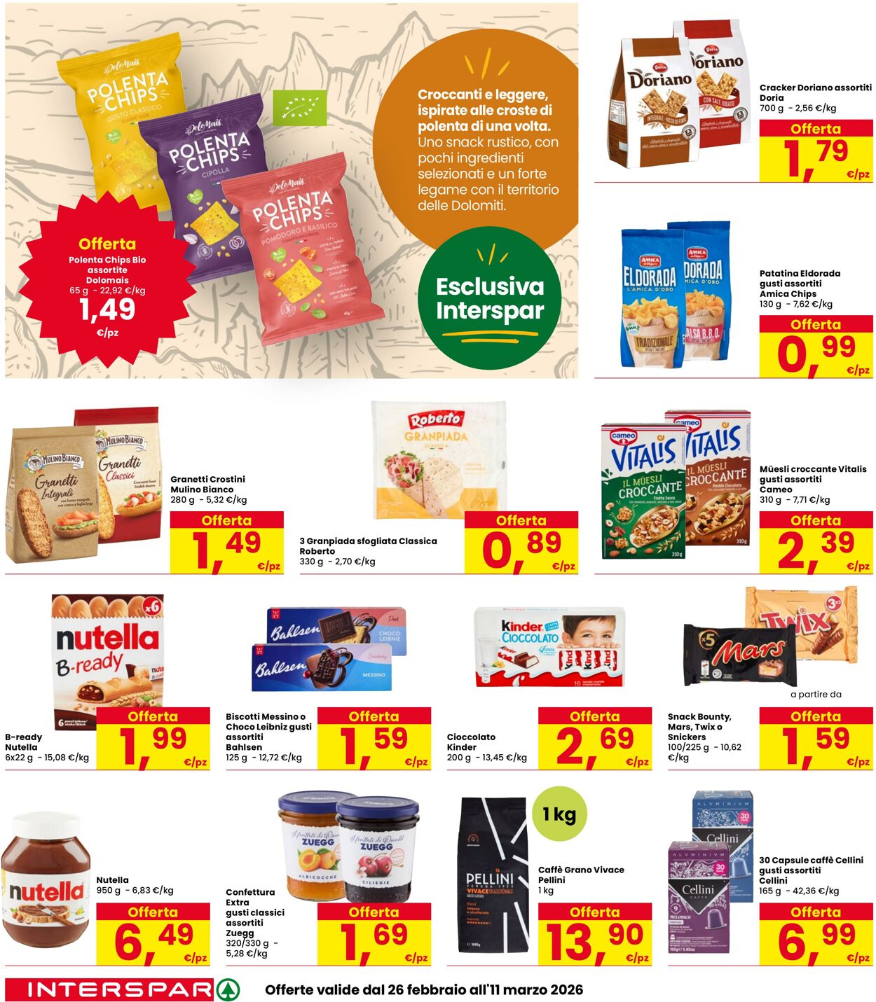 Volantino Interspar 26.02.2026 - 11.03.2026