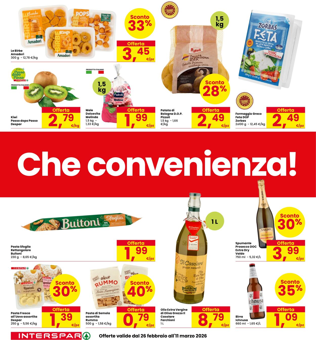 Volantino Interspar 26.02.2026 - 11.03.2026