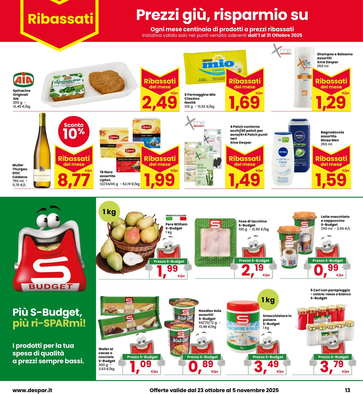 Volantino Interspar 23.10.2025 - 05.11.2025