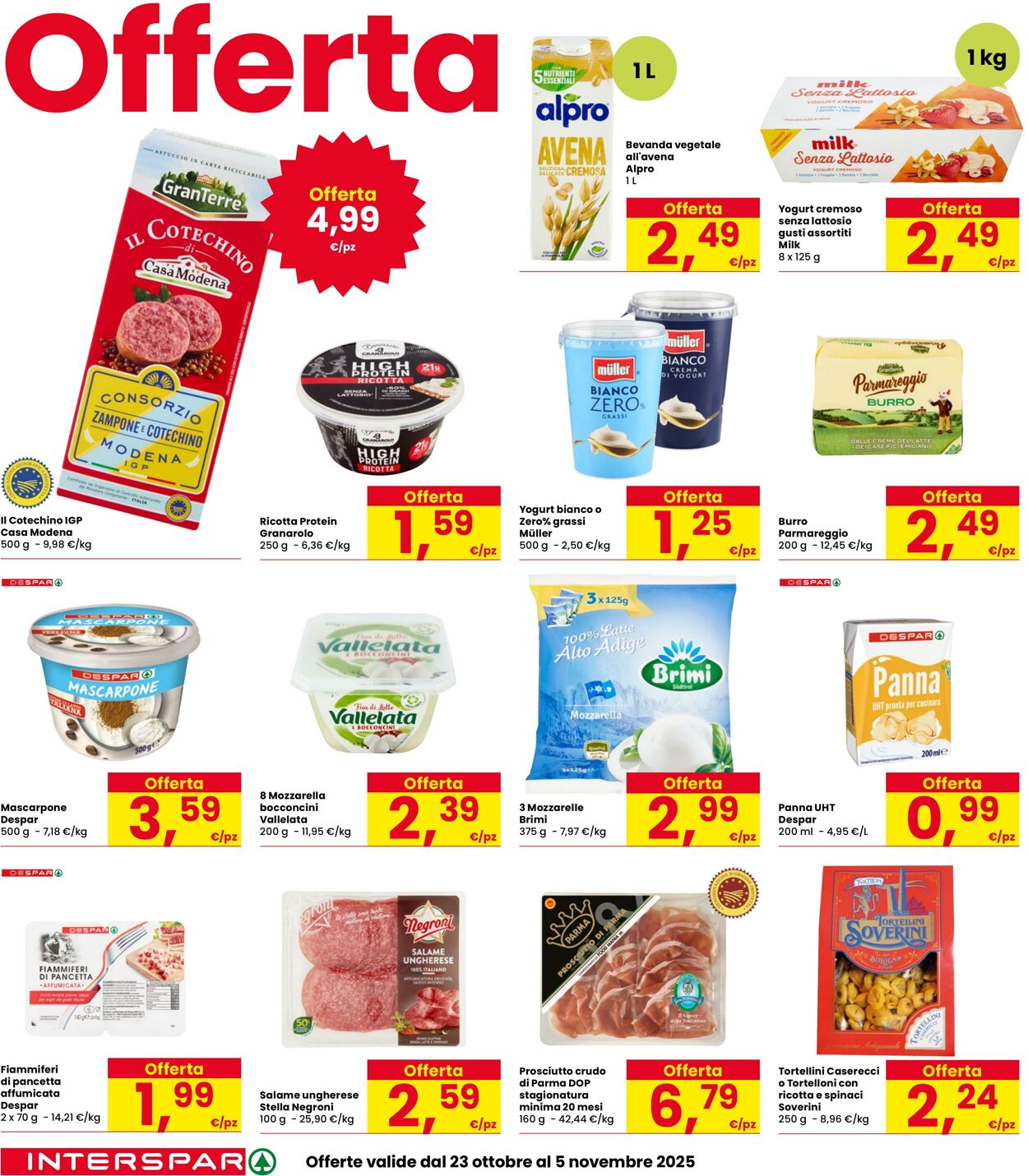 Volantino Interspar 23.10.2025 - 05.11.2025