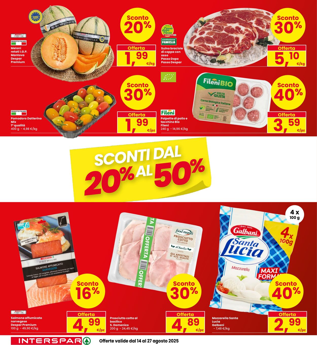 Volantino Interspar 14.08.2025 - 27.08.2025