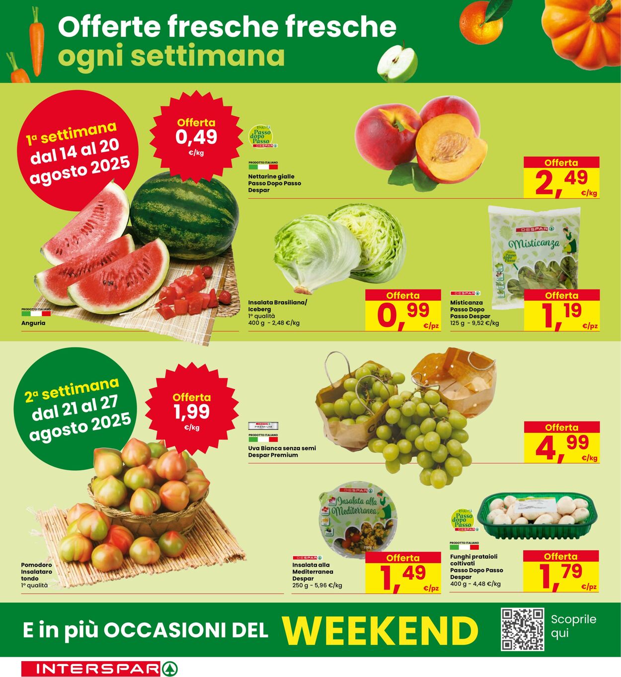 Volantino Interspar 14.08.2025 - 27.08.2025