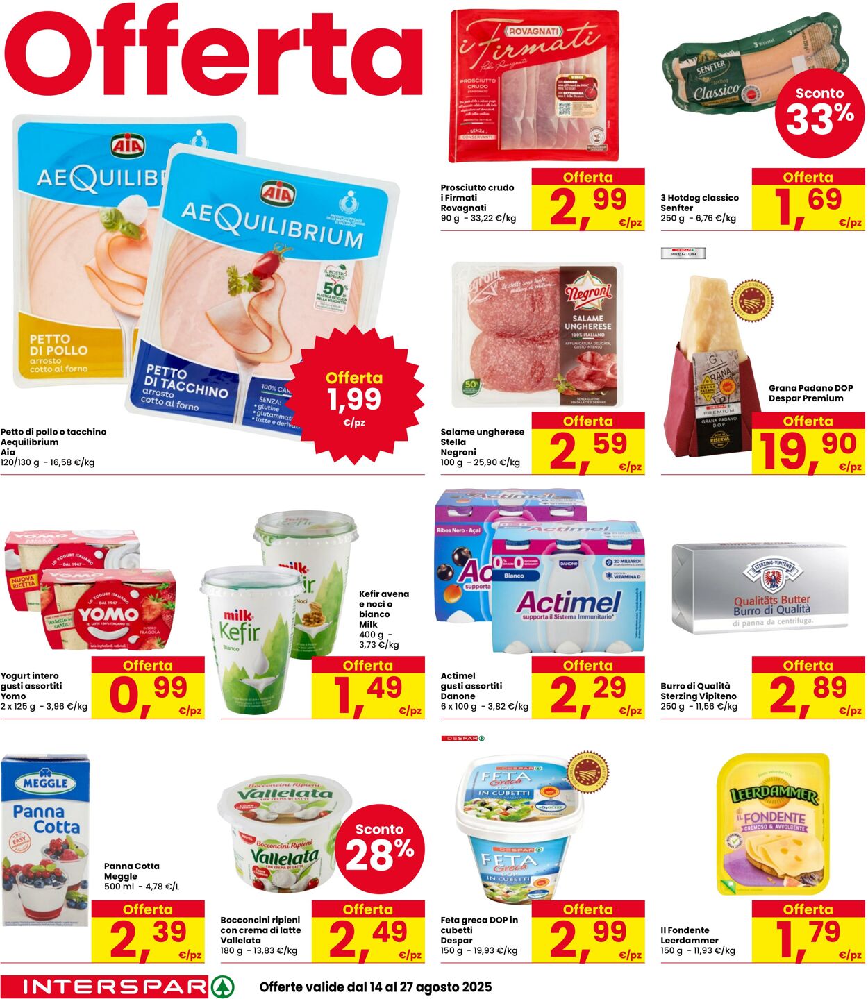 Volantino Interspar 14.08.2025 - 27.08.2025