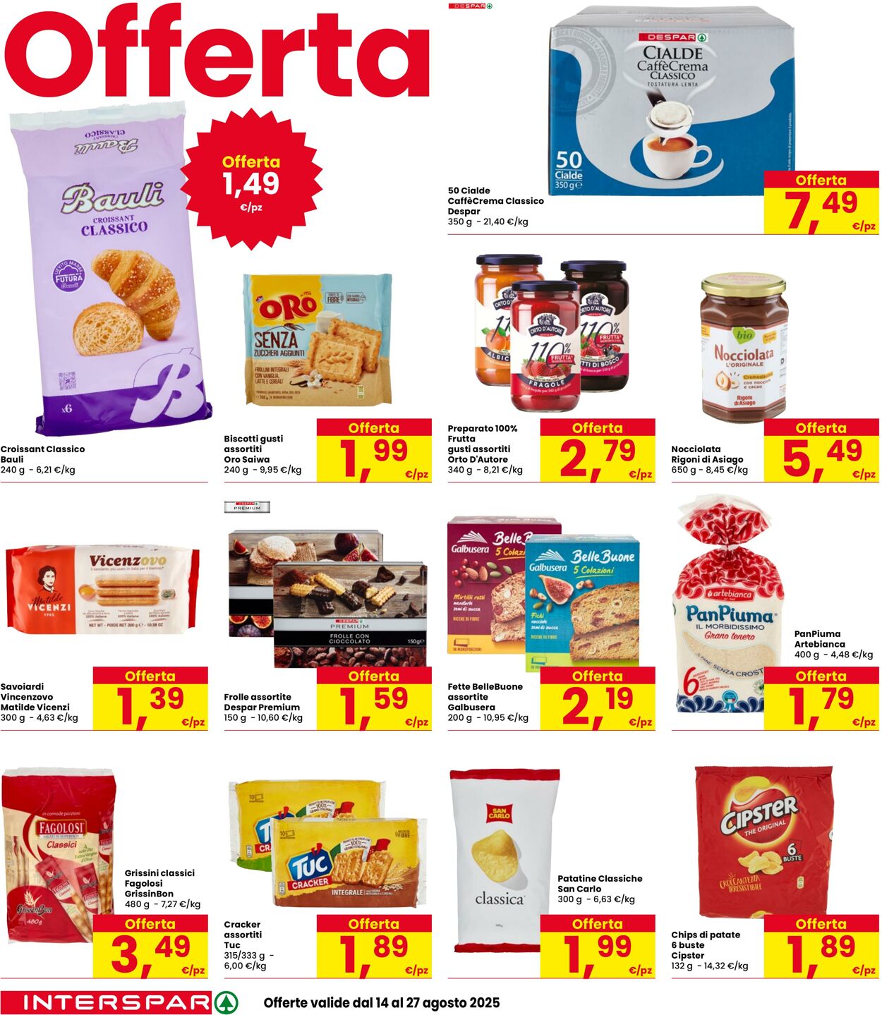 Volantino Interspar 14.08.2025 - 27.08.2025
