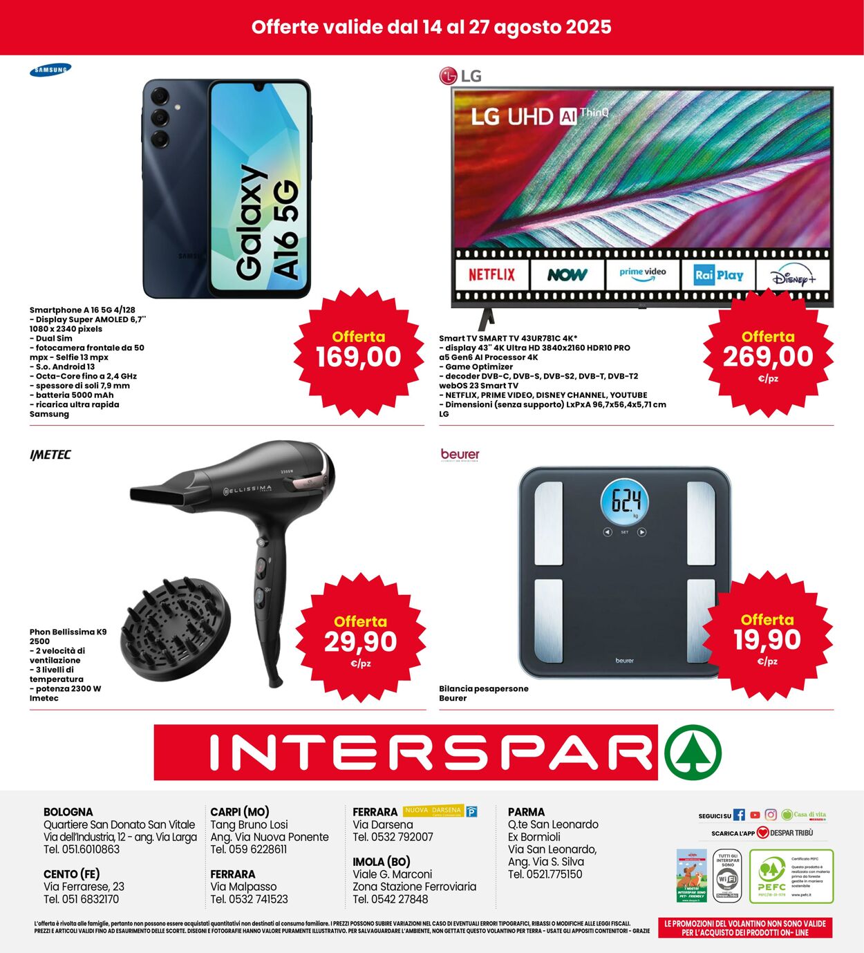 Volantino Interspar 14.08.2025 - 27.08.2025