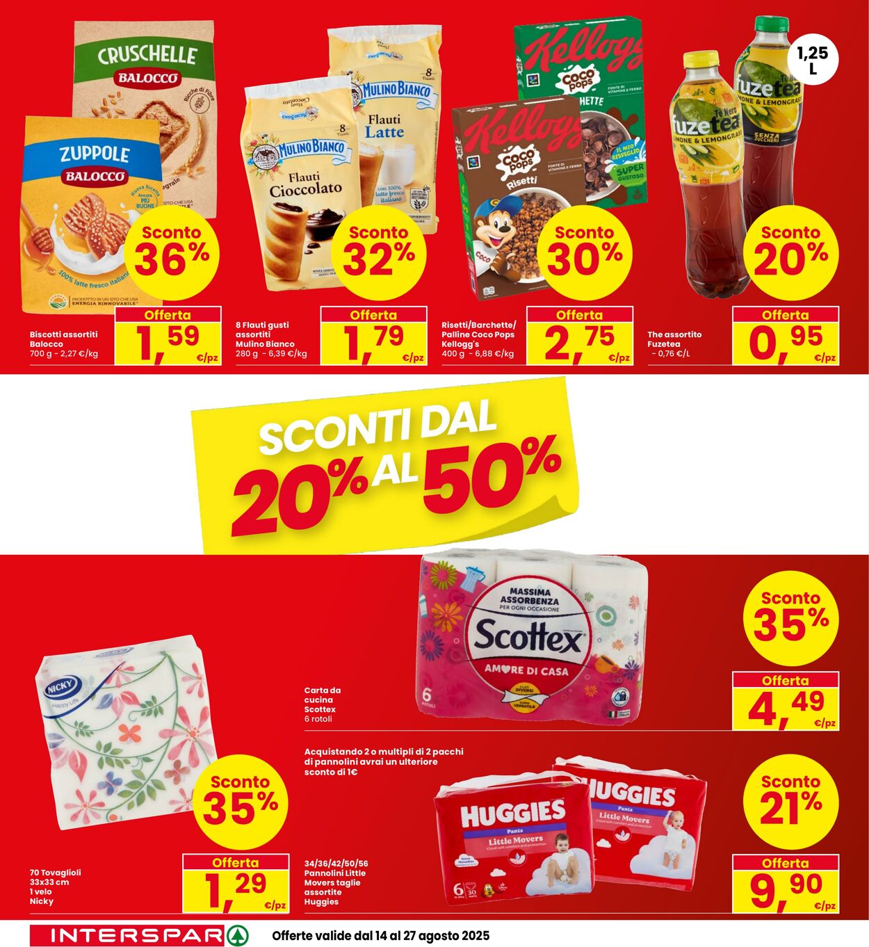 Volantino Interspar 14.08.2025 - 27.08.2025