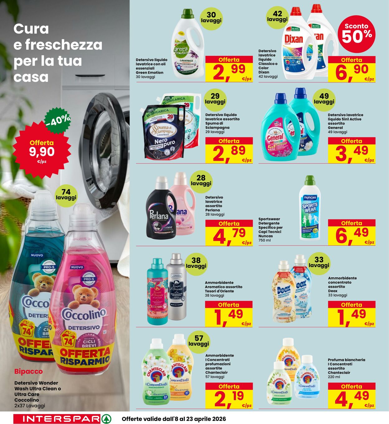 Volantino Interspar 08.04.2026 - 23.04.2026