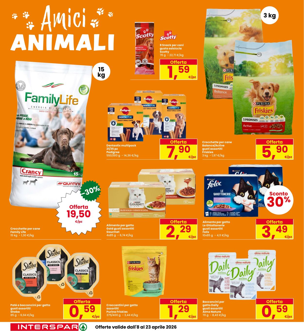 Volantino Interspar 08.04.2026 - 23.04.2026