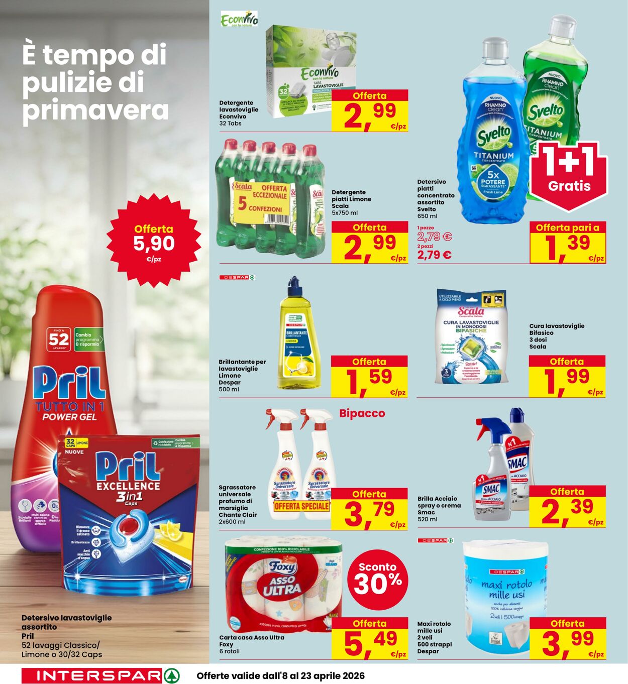 Volantino Interspar 08.04.2026 - 23.04.2026