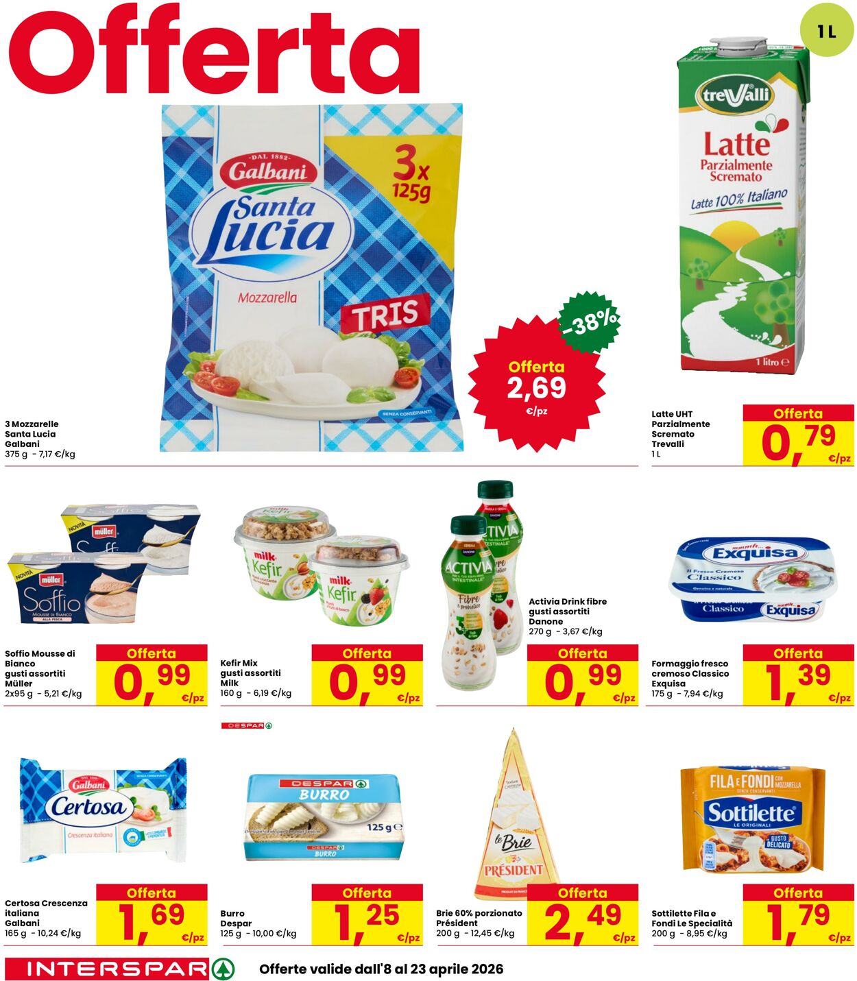 Volantino Interspar 08.04.2026 - 23.04.2026