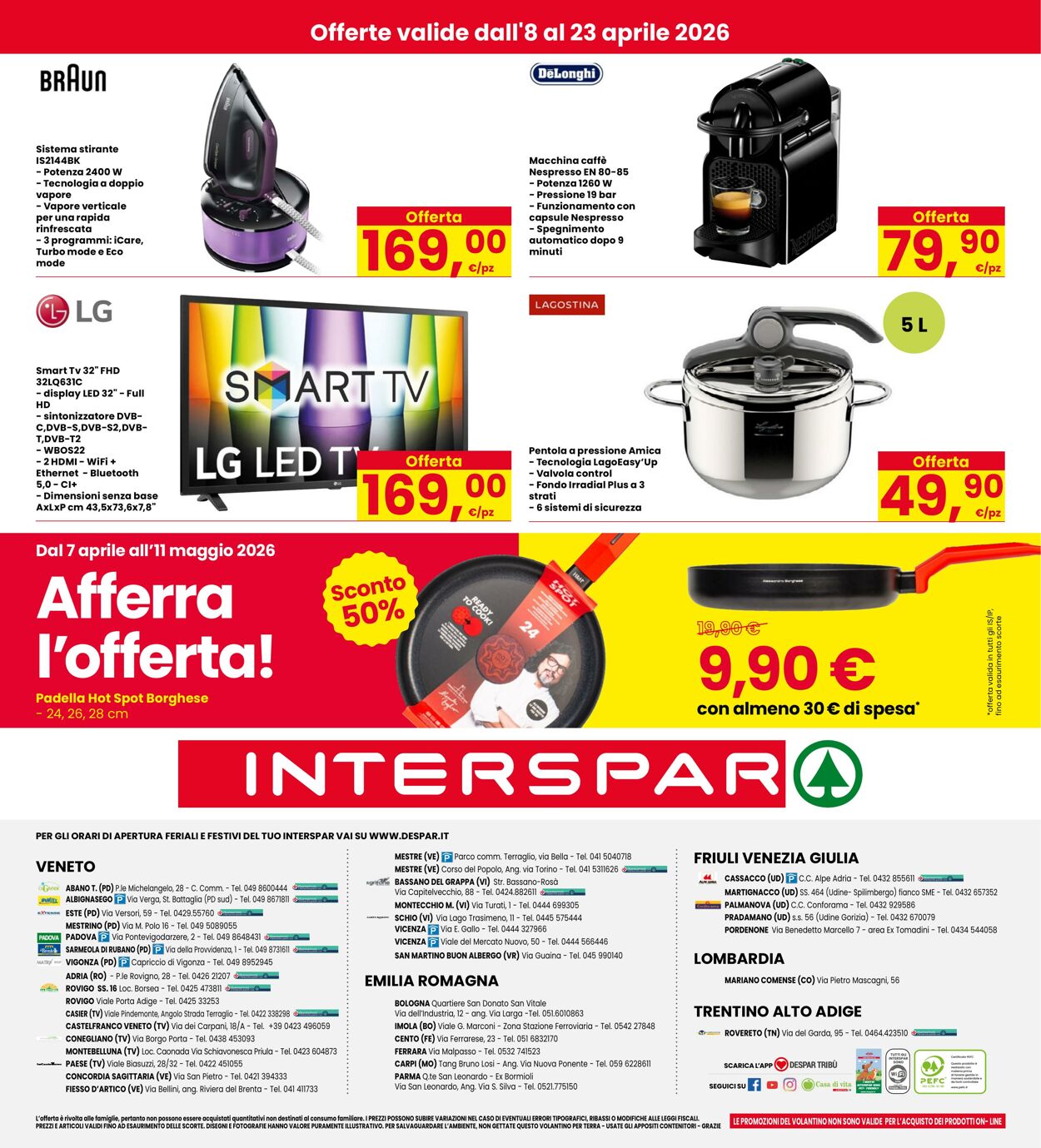 Volantino Interspar 08.04.2026 - 23.04.2026