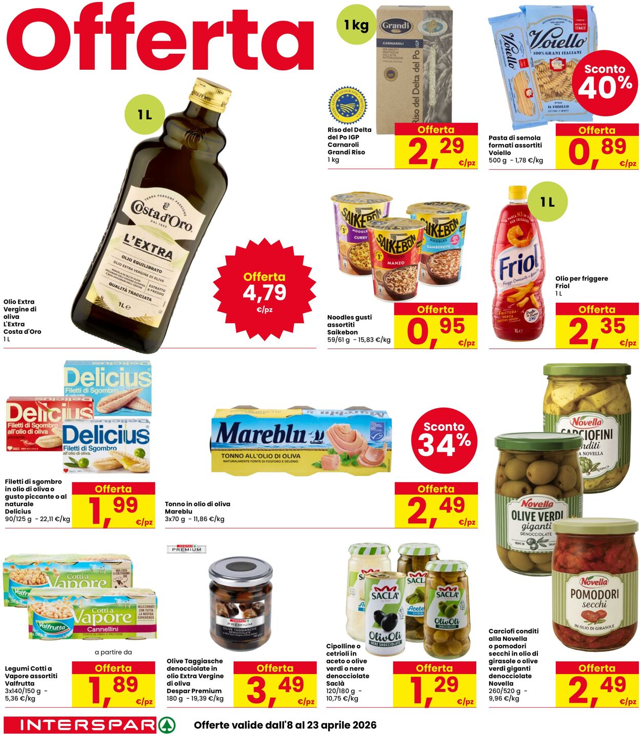 Volantino Interspar 08.04.2026 - 23.04.2026