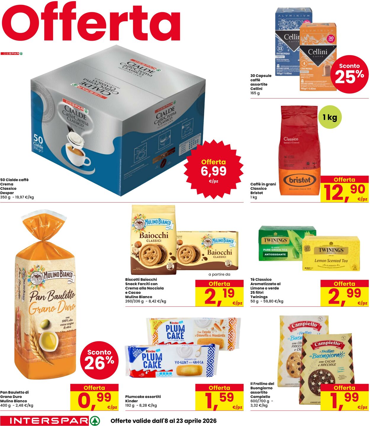 Volantino Interspar 08.04.2026 - 23.04.2026