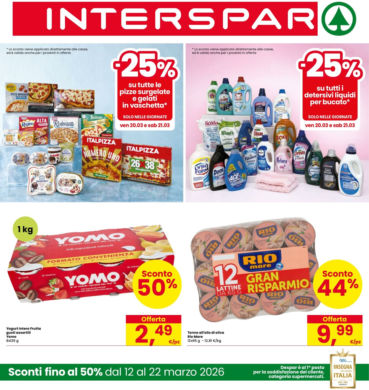 Volantino Interspar 12.03.2026 - 22.03.2026