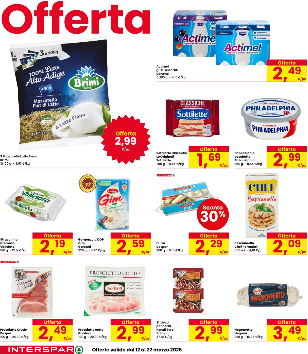 Volantino Interspar 12.03.2026 - 22.03.2026