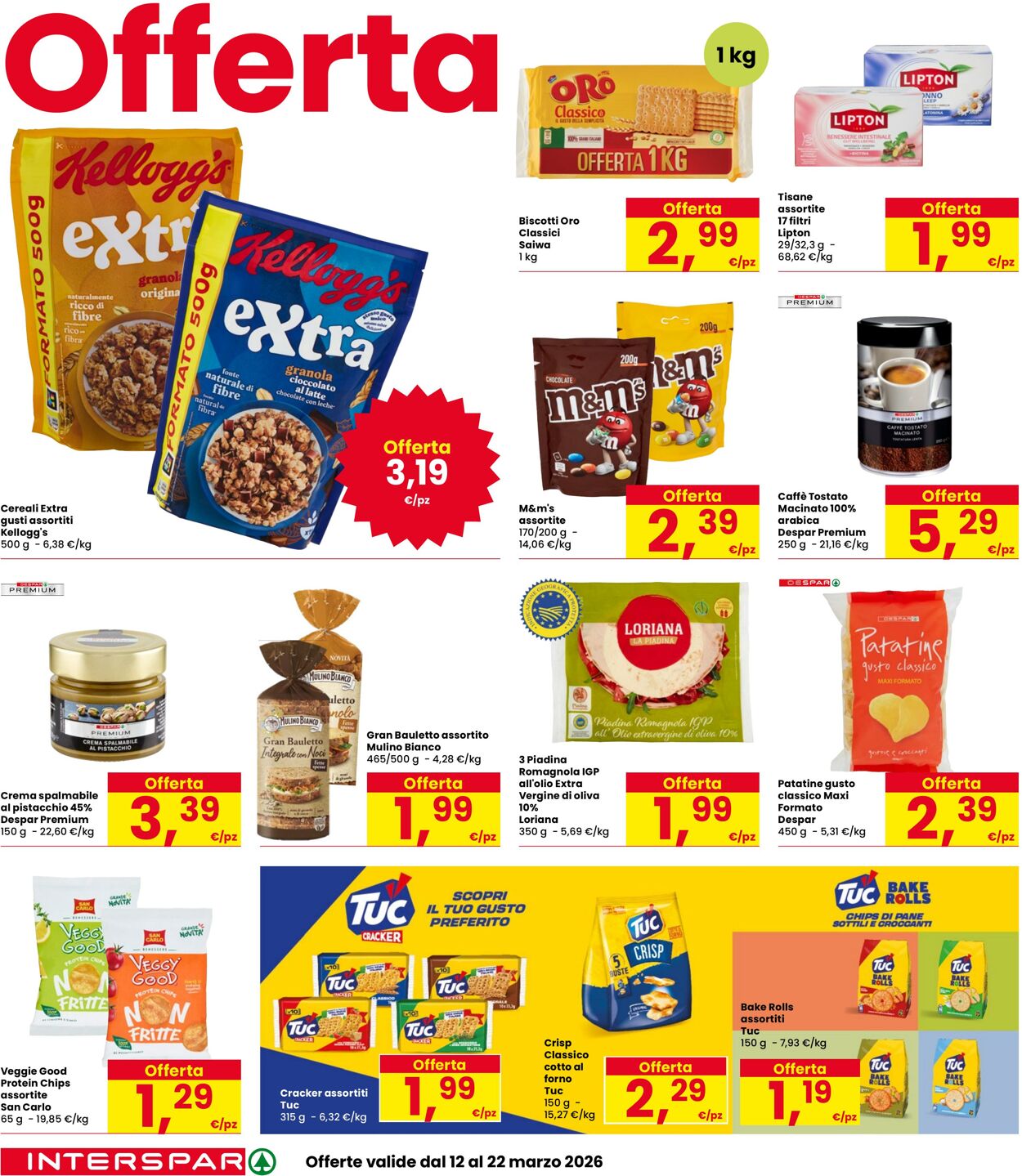Volantino Interspar 12.03.2026 - 22.03.2026