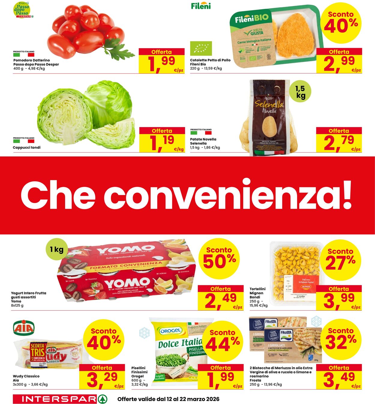 Volantino Interspar 12.03.2026 - 22.03.2026