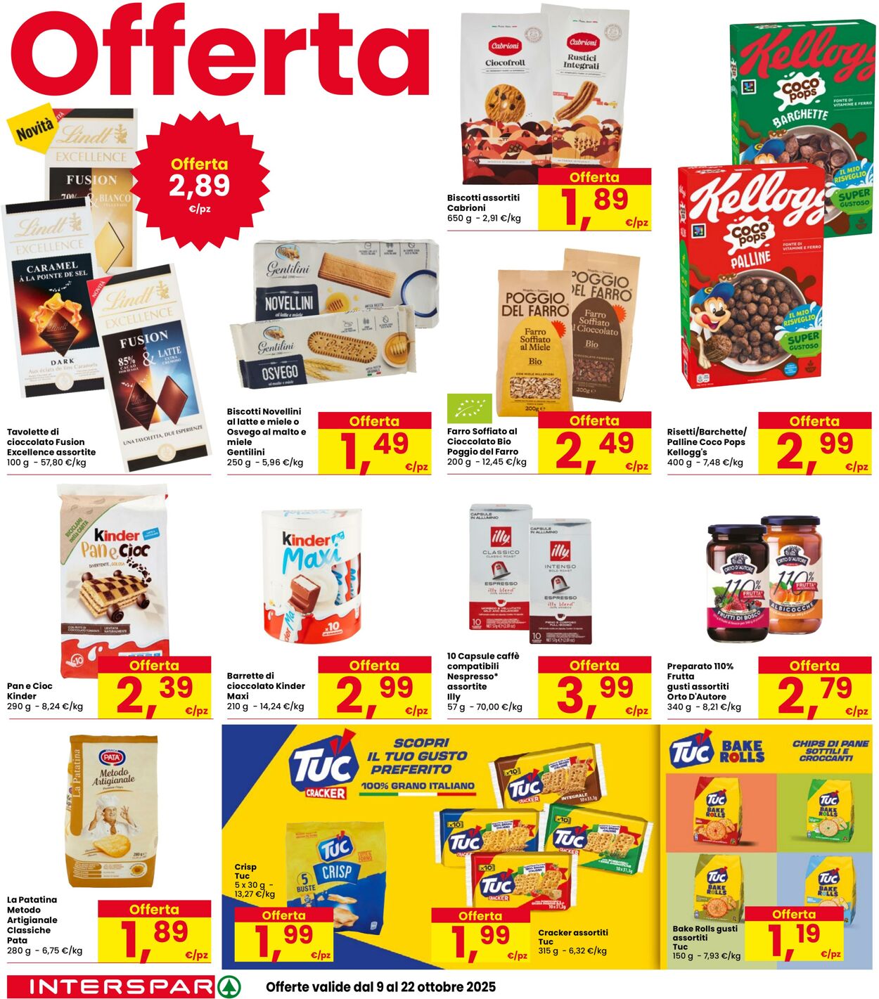 Volantino Interspar 09.10.2025 - 22.10.2025