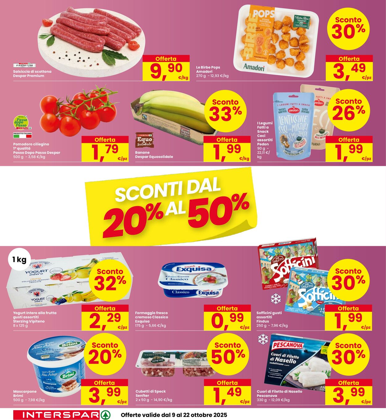 Volantino Interspar 09.10.2025 - 22.10.2025