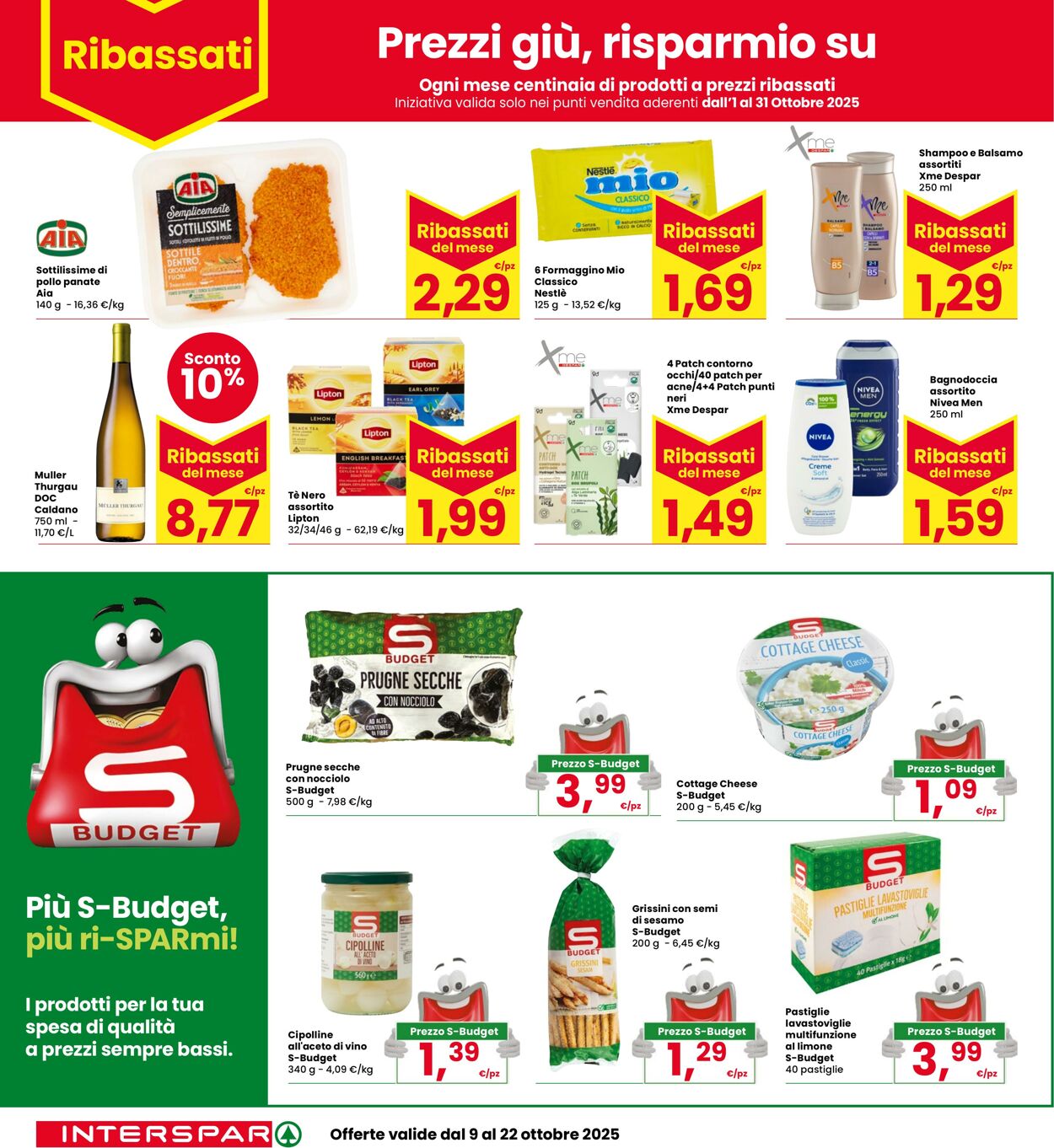 Volantino Interspar 09.10.2025 - 22.10.2025