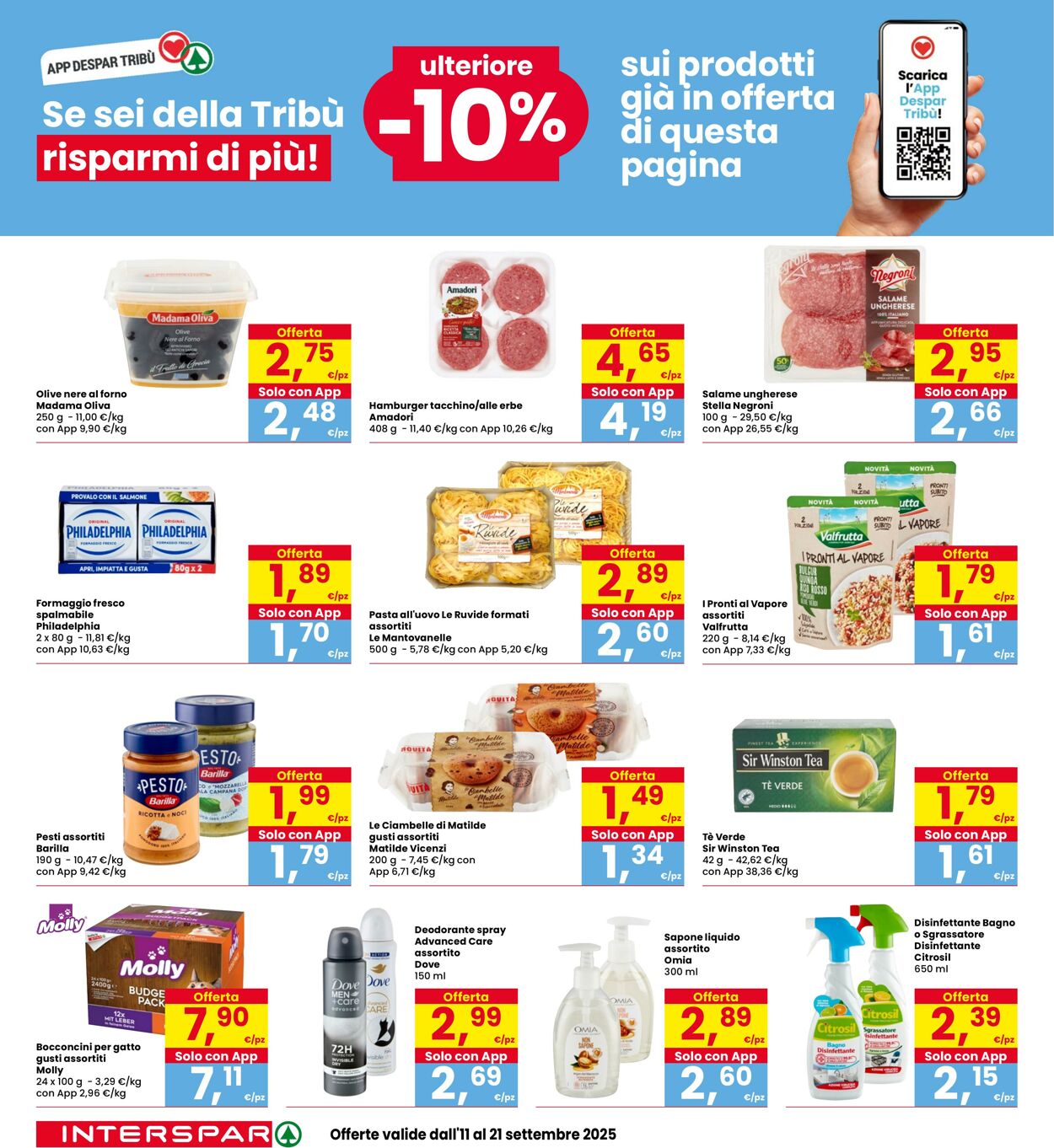 Volantino Interspar 11.09.2025 - 20.09.2025