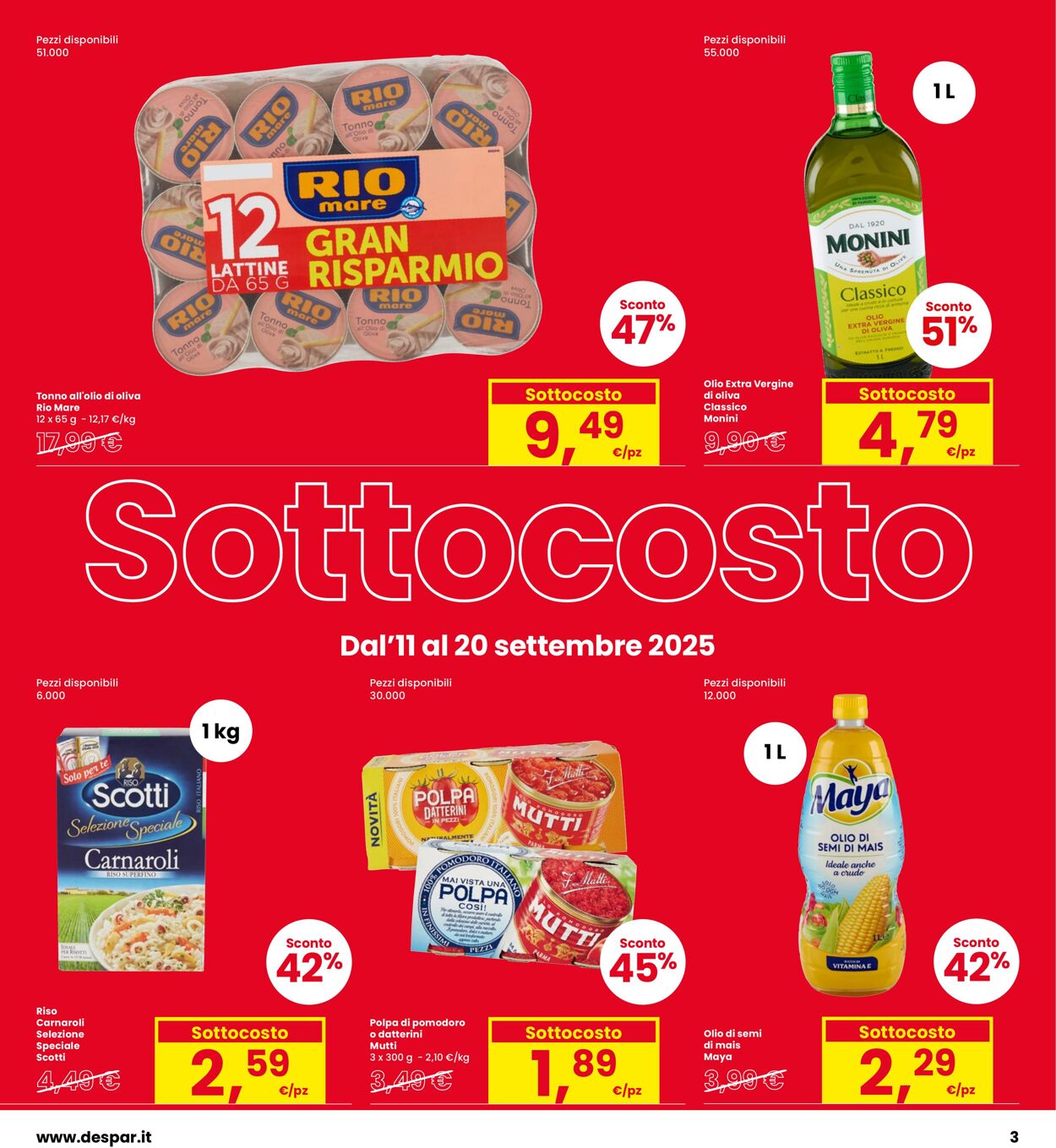 Volantino Interspar 11.09.2025 - 20.09.2025