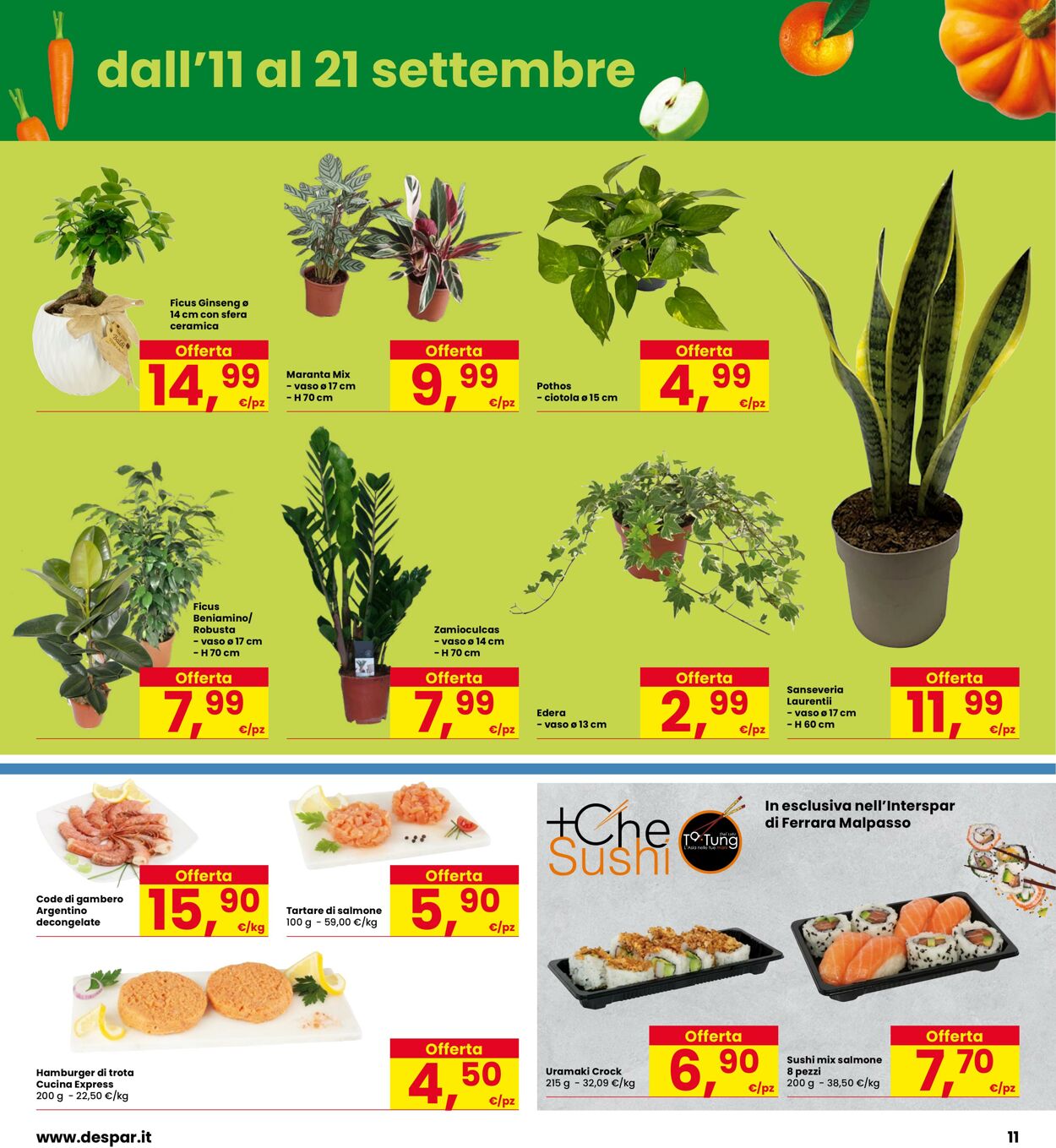 Volantino Interspar 11.09.2025 - 20.09.2025