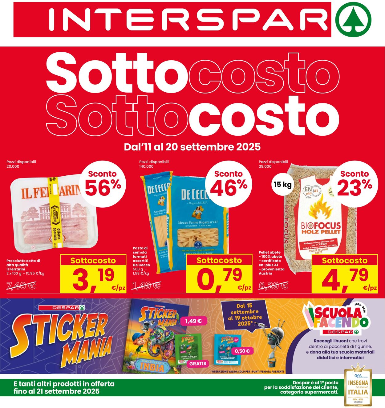Volantino Interspar 11.09.2025 - 20.09.2025