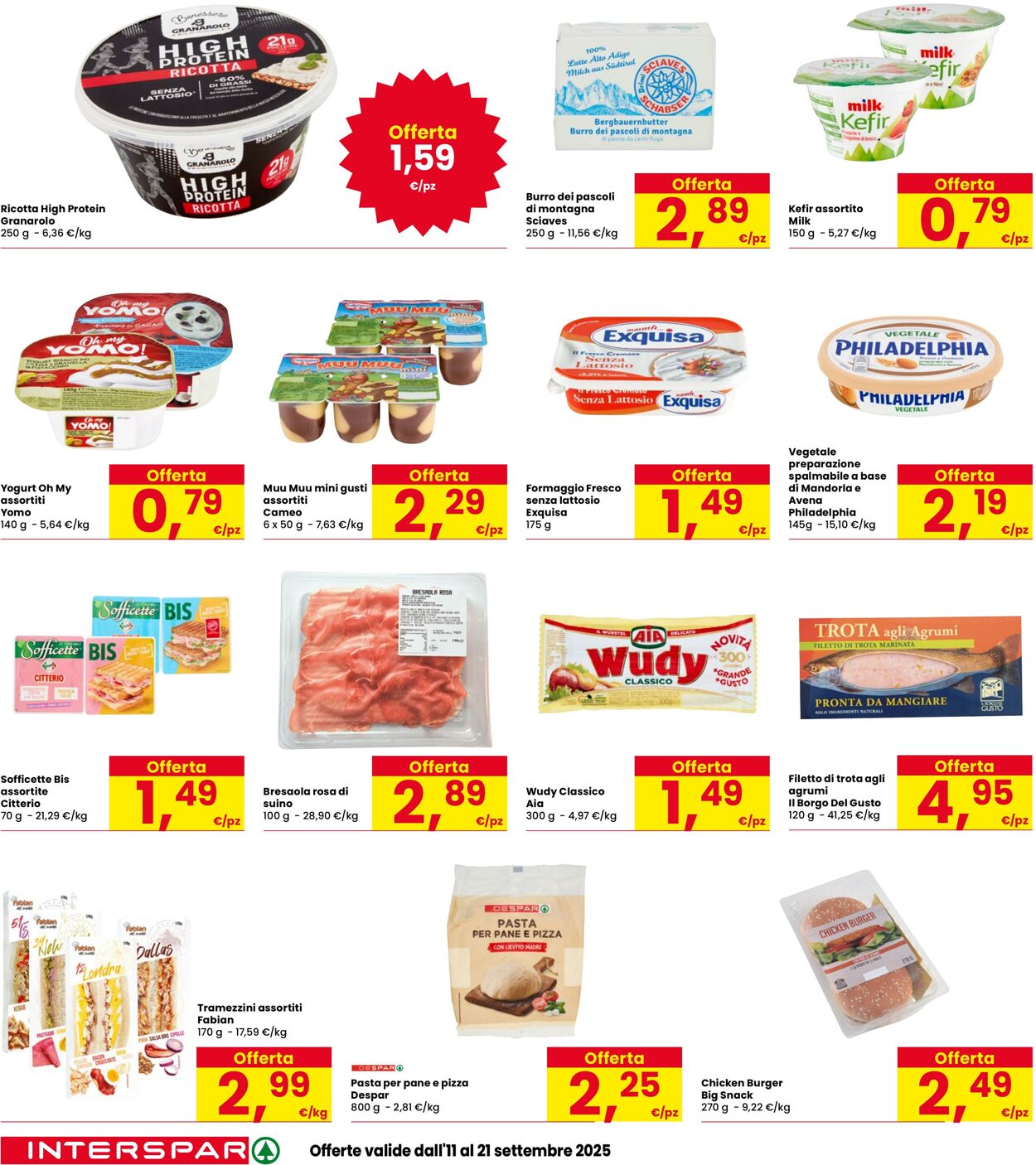 Volantino Interspar 11.09.2025 - 20.09.2025