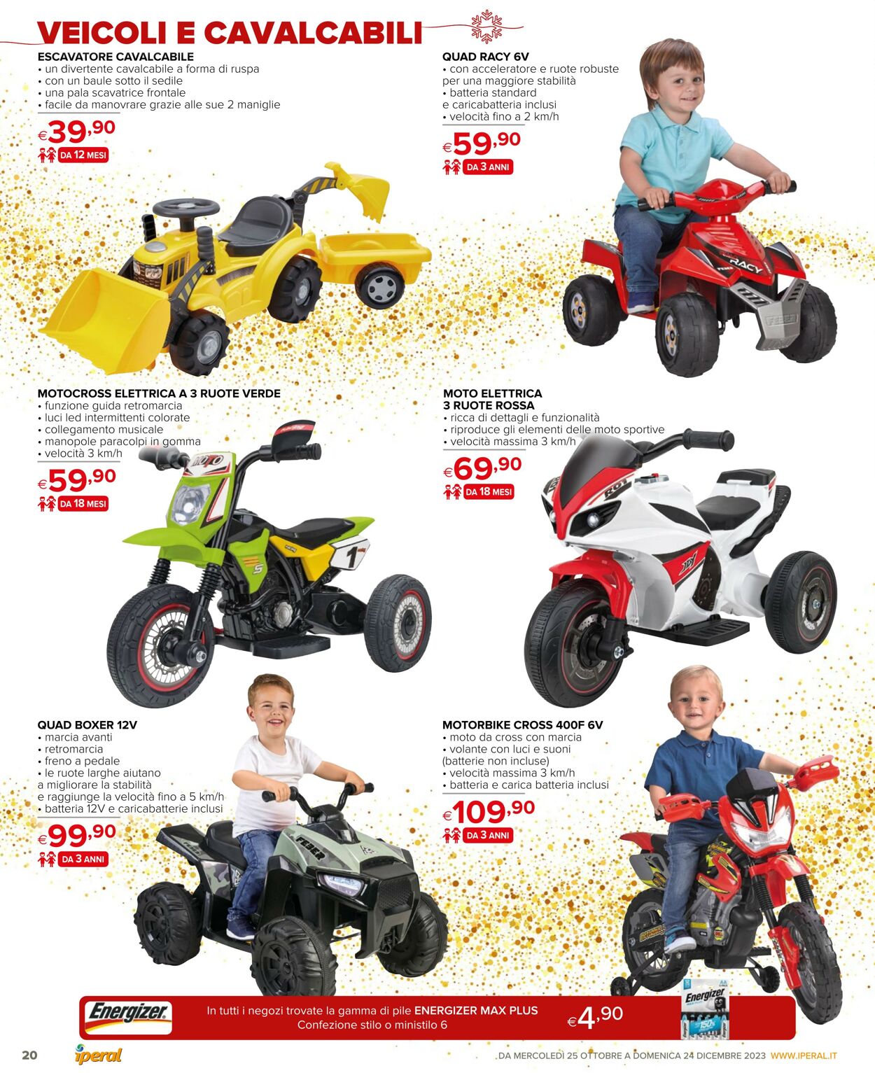 TOYSCENTER - CATALOGO DI NATALE - MOTORBIKE CROSS 6V