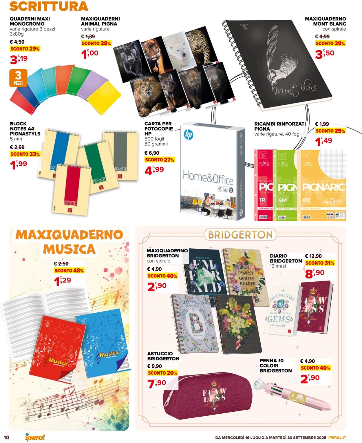 Volantino Iperal 16.07.2025 - 30.09.2025