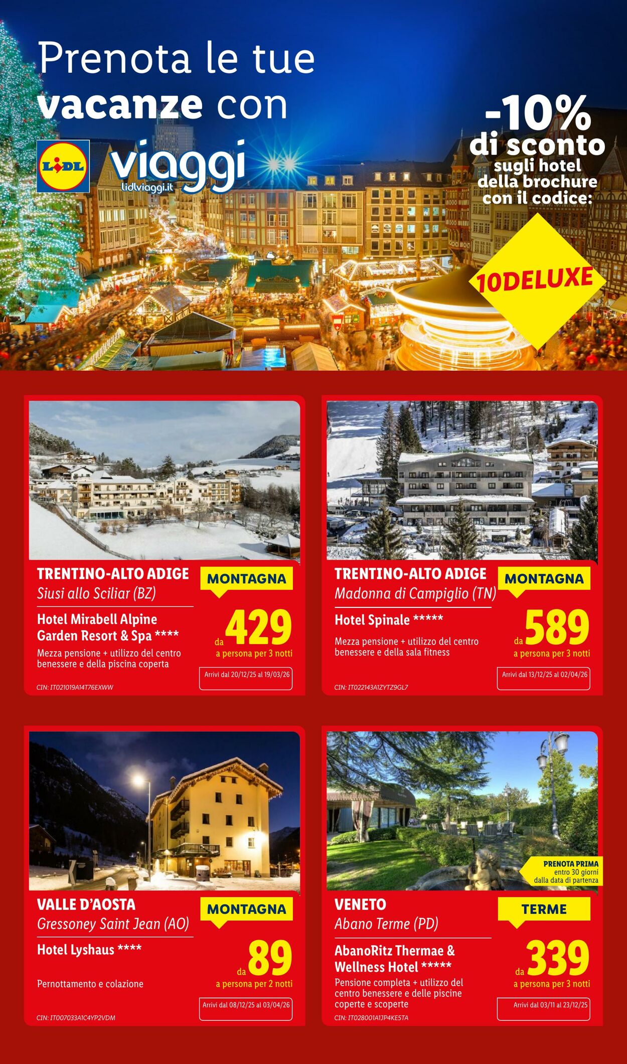 Volantino Lidl 27.10.2025 - 23.12.2025