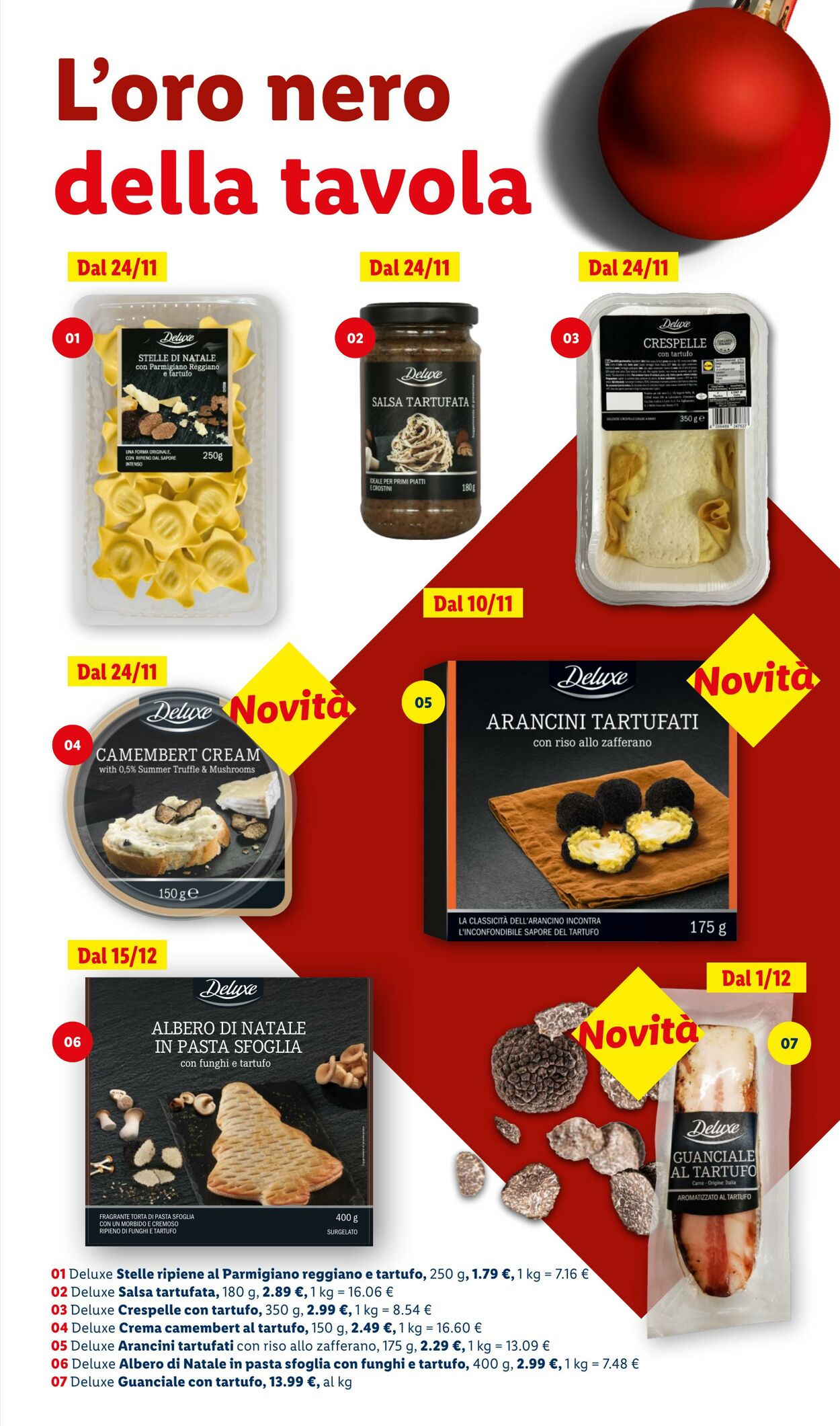 Volantino Lidl 27.10.2025 - 23.12.2025