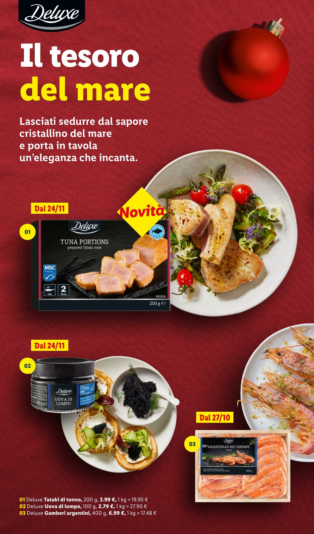 Volantino Lidl 27.10.2025 - 23.12.2025
