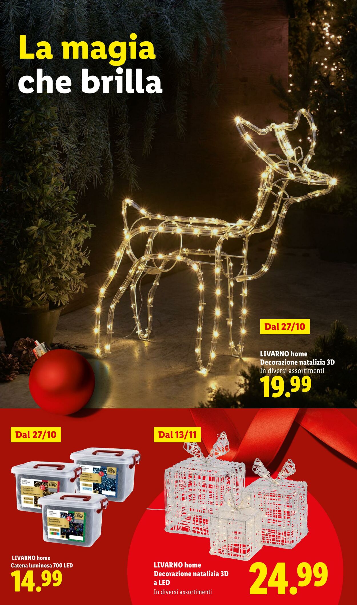 Volantino Lidl 27.10.2025 - 23.12.2025