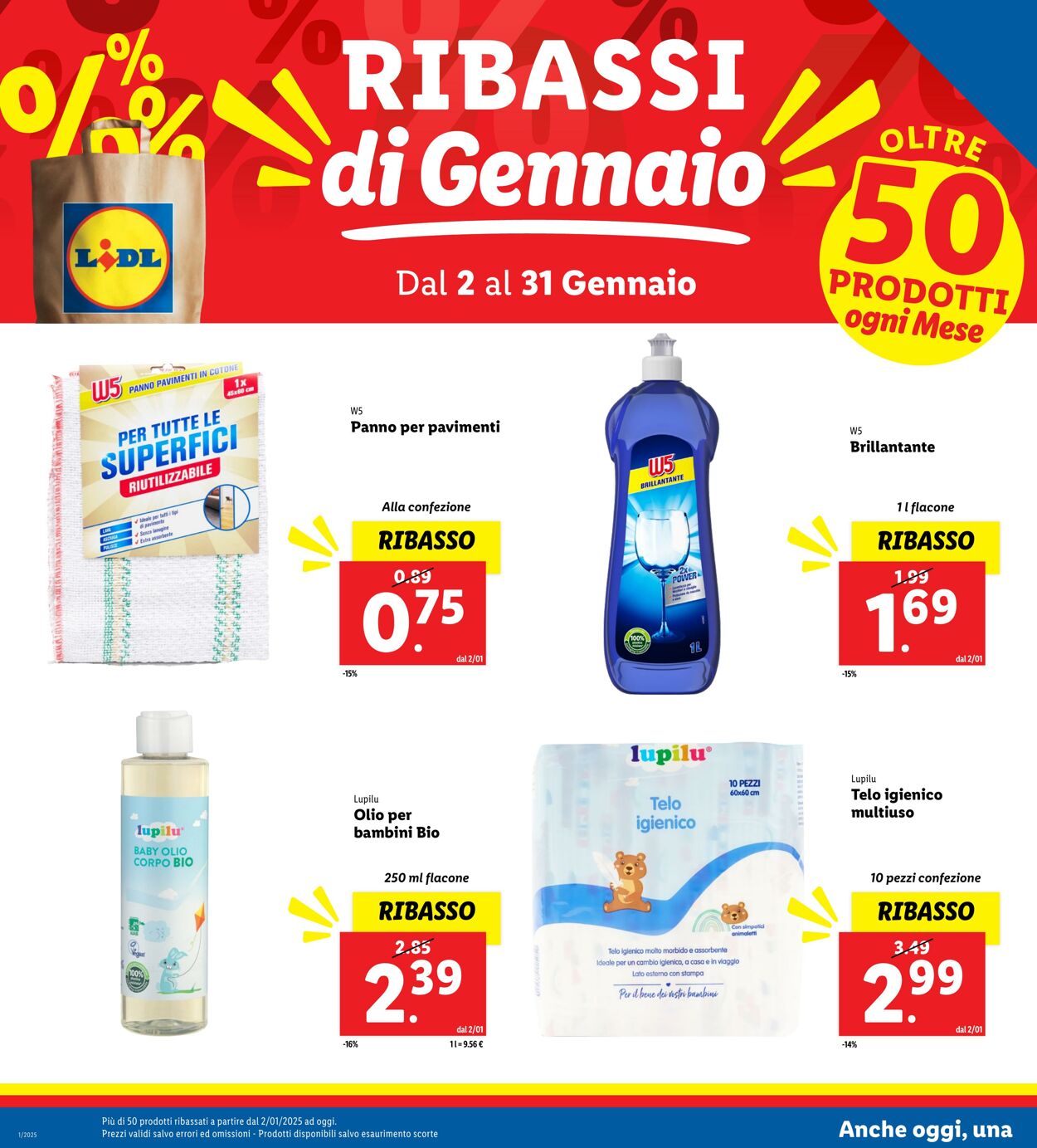 Volantino Lidl 02.01.2025 - 31.01.2025