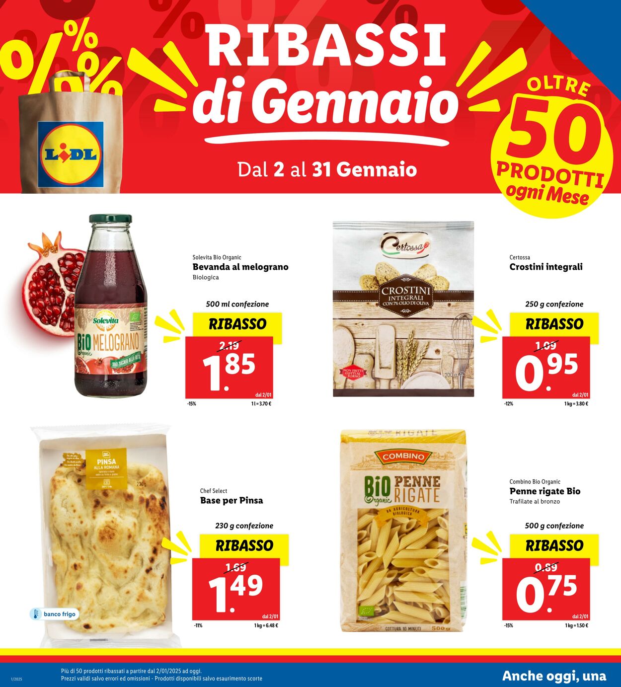 Volantino Lidl 02.01.2025 - 31.01.2025