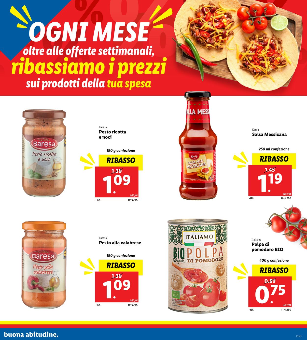 Volantino Lidl 02.01.2025 - 31.01.2025